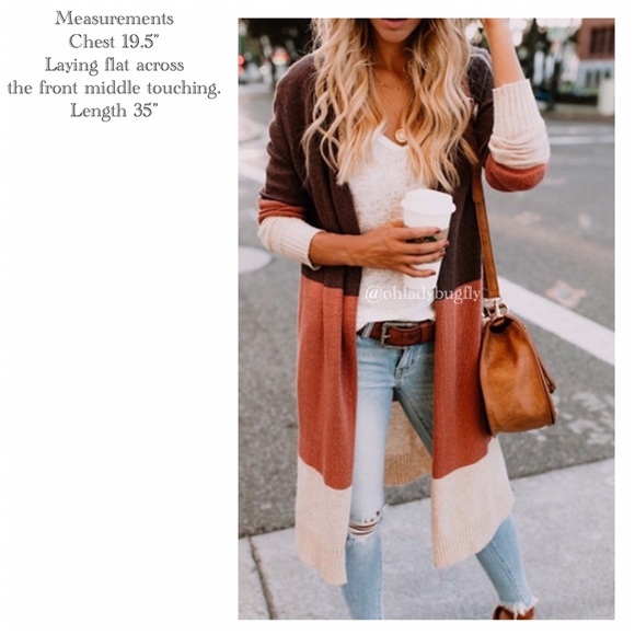 Fashion Sweaters - Full Length Stylish Knit Cardigan Shrug